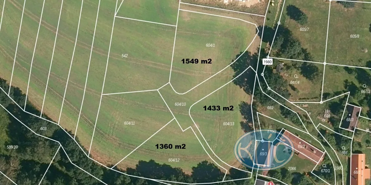 Prodej stavebního pozemku 1360 m²