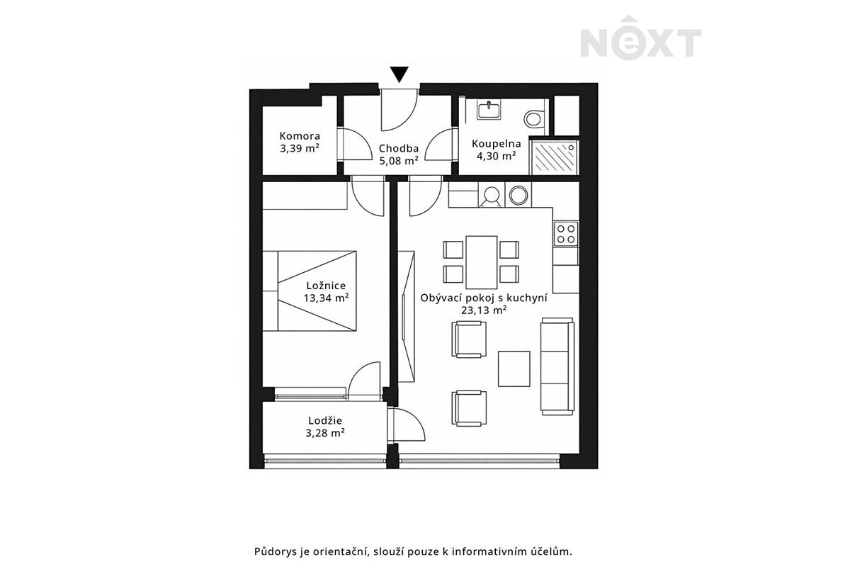 Prodej bytu 2+kk 53 m² – fotografie 4