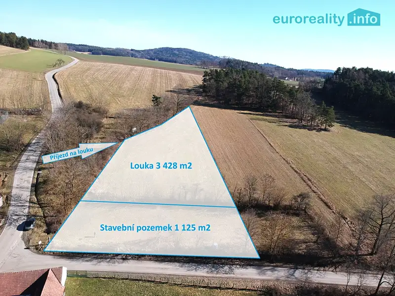 Prodej stavebního pozemku 4553 m², Bílsko – náhled fotky 1