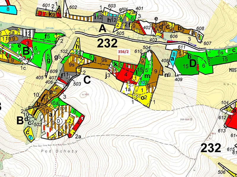 Dražba lesa 1164 m², Velké Meziříčí – náhled fotky 3