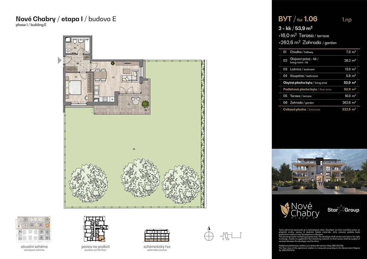 Prodej bytu 2+kk 53 m² – fotografie 2