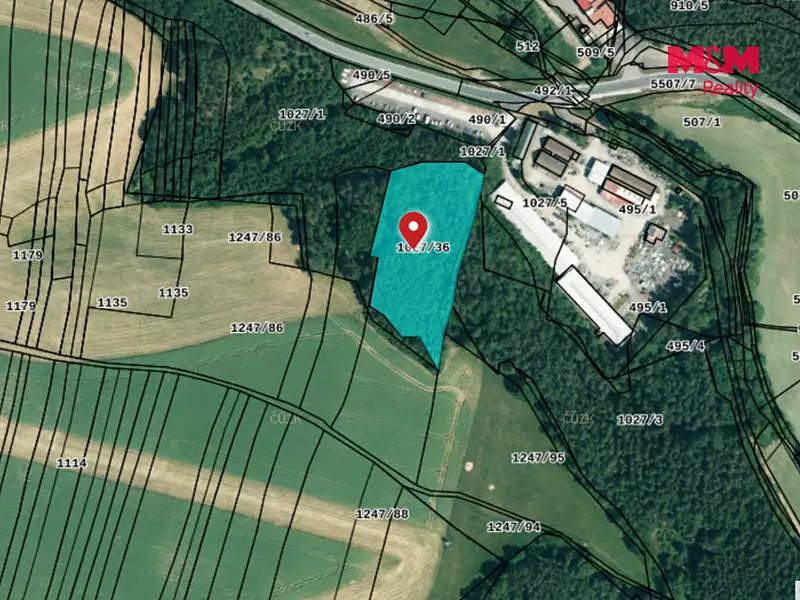 Prodej lesa 6740 m², Kralovice – náhled fotky 2
