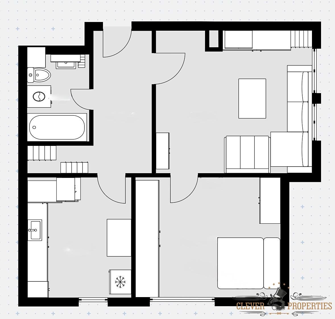 Pronájem bytu 2+1 55 m² – fotografie 5