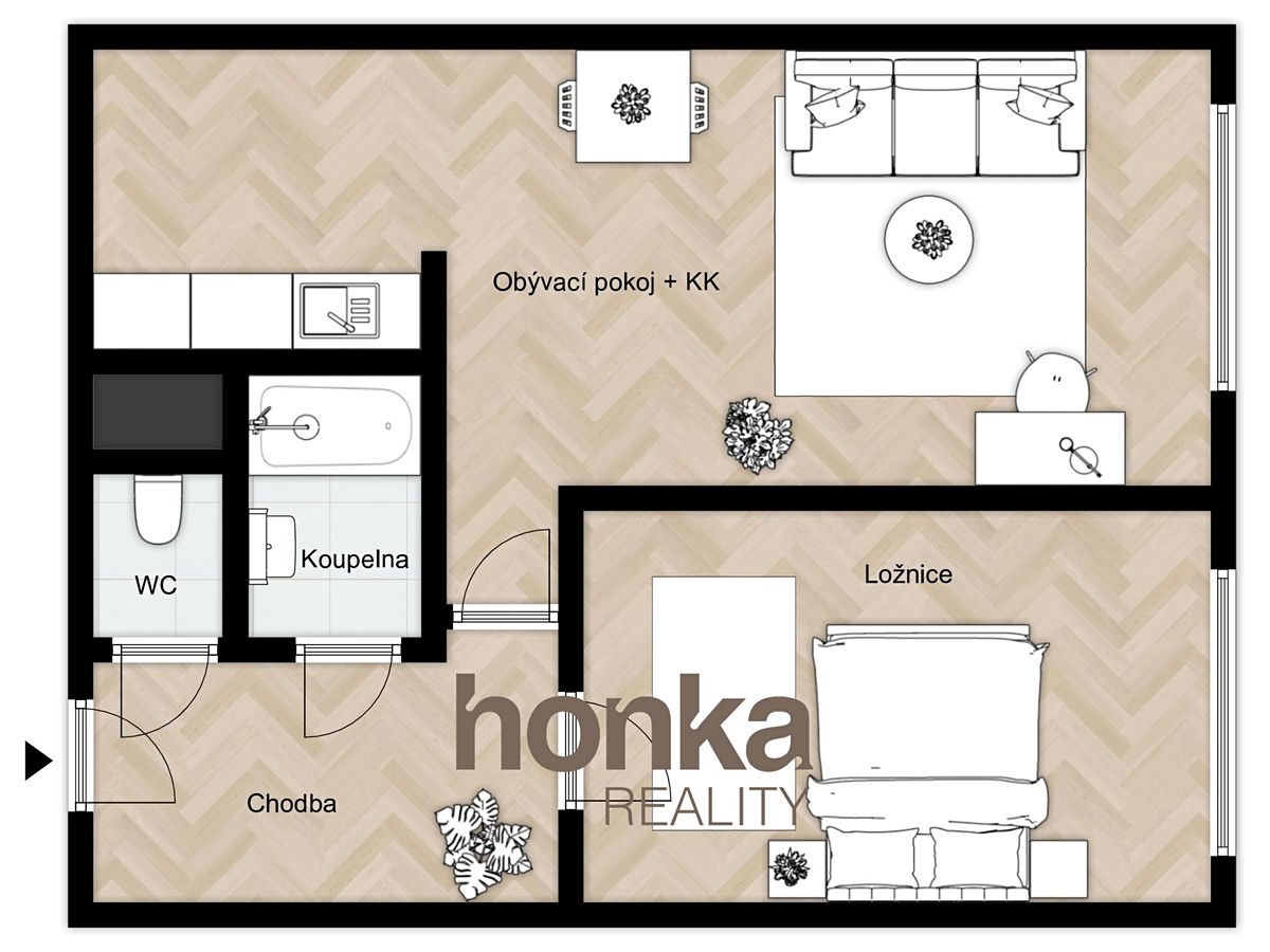 Prodej bytu 2+kk 46 m² – fotografie 5
