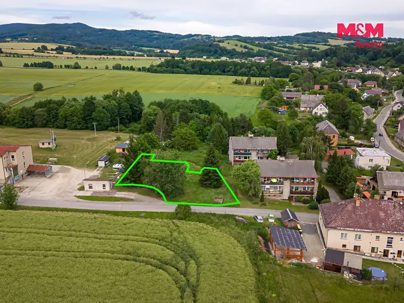 Prodej stavebního pozemku 1298 m², Hrabišín – náhled fotky 2
