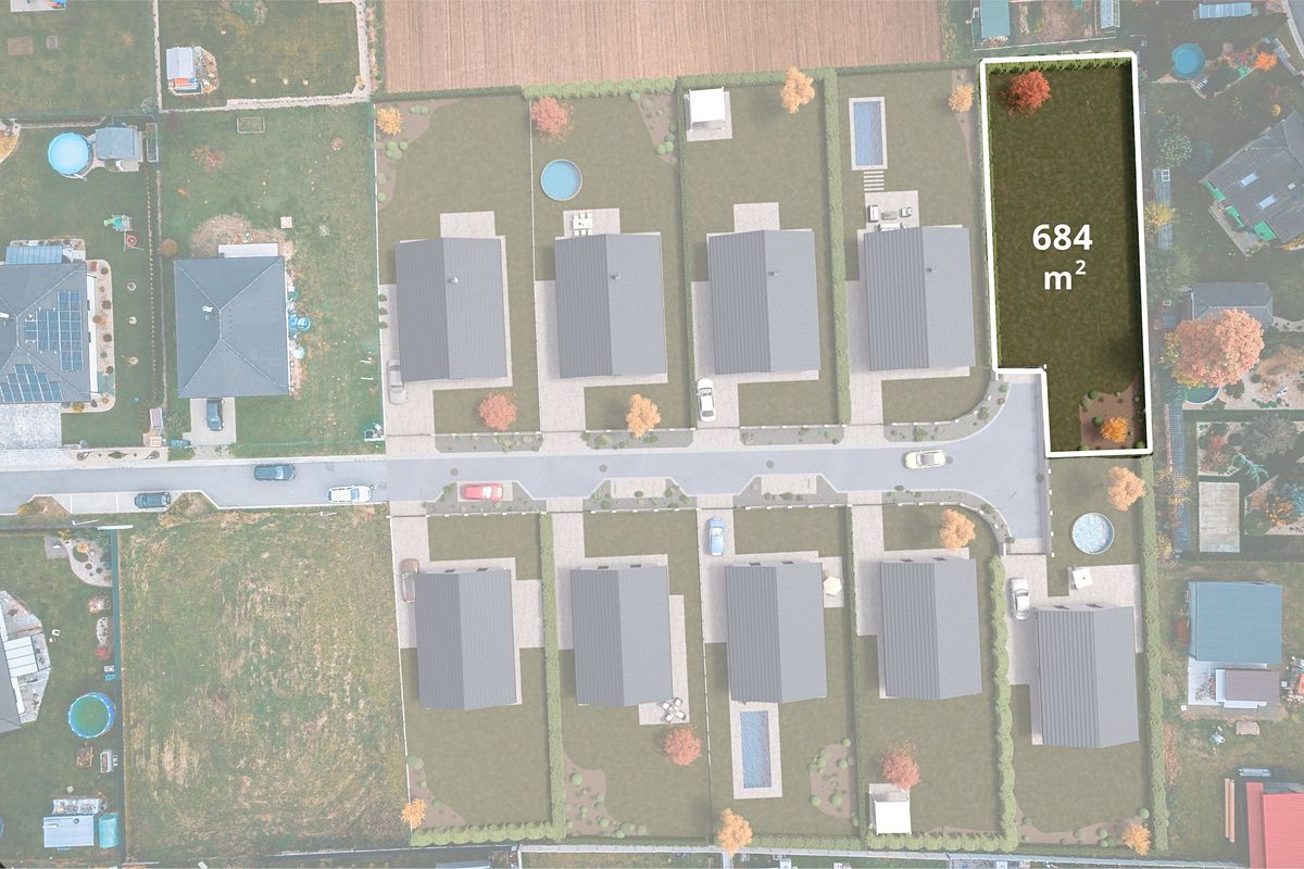 Prodej stavebního pozemku 684 m²