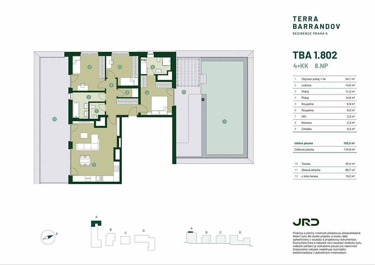 Prodej bytu 4+kk 115 m² – fotografie 3