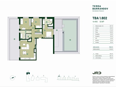 Wohnung 4+kk zum Kauf, 115 m² (2 von 9)