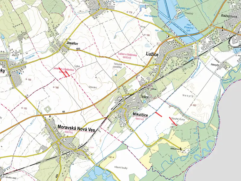 Prodej pole 3240 m², Mikulčice – náhled fotky 3