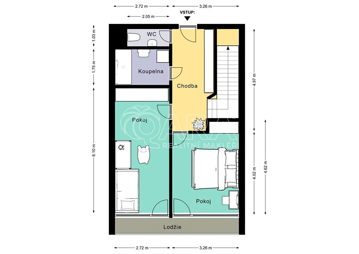 Pronájem bytu 3+kk 130 m² – fotografie 3