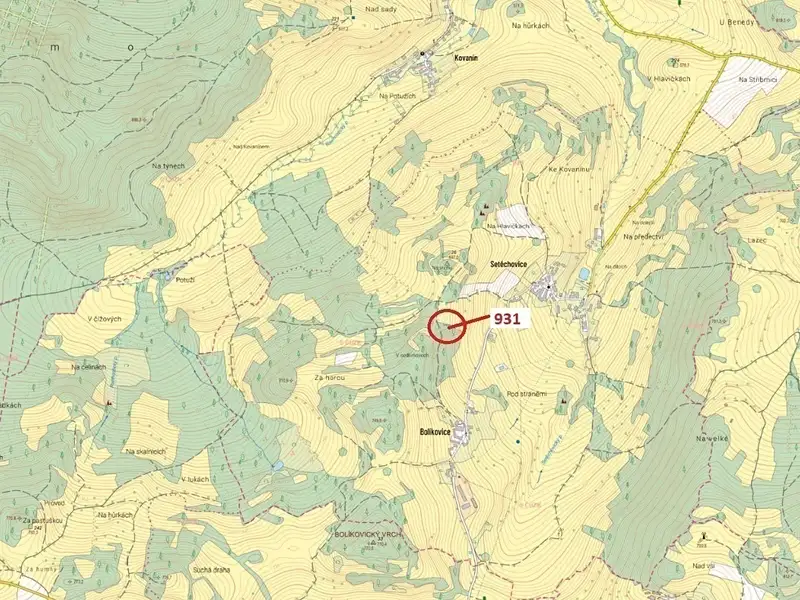 Dražba pozemku 126 m², Zálezly – náhled fotky 1