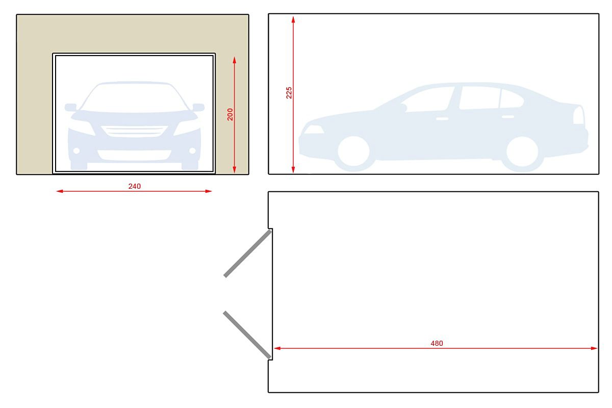 Pronájem garáže 20 m² – fotografie 3