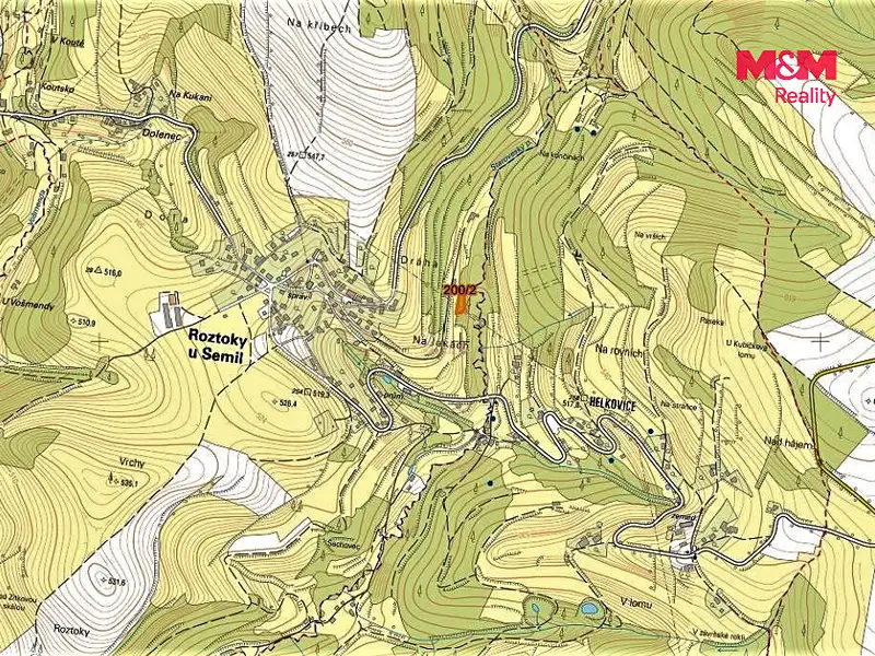Prodej lesa 1169 m², Roztoky u Semil – náhled fotky 2