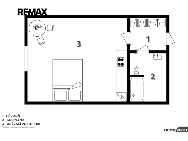 Квартира 1+kk на продаж, 28 м² (4 з 19)