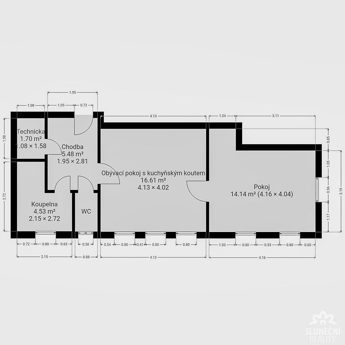 Pronájem bytu 2+kk 44 m² – fotografie 5