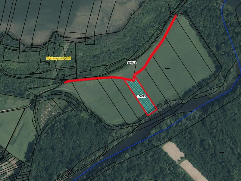 Prodej pole 6174 m², Budyně nad Ohří – náhled fotky 1
