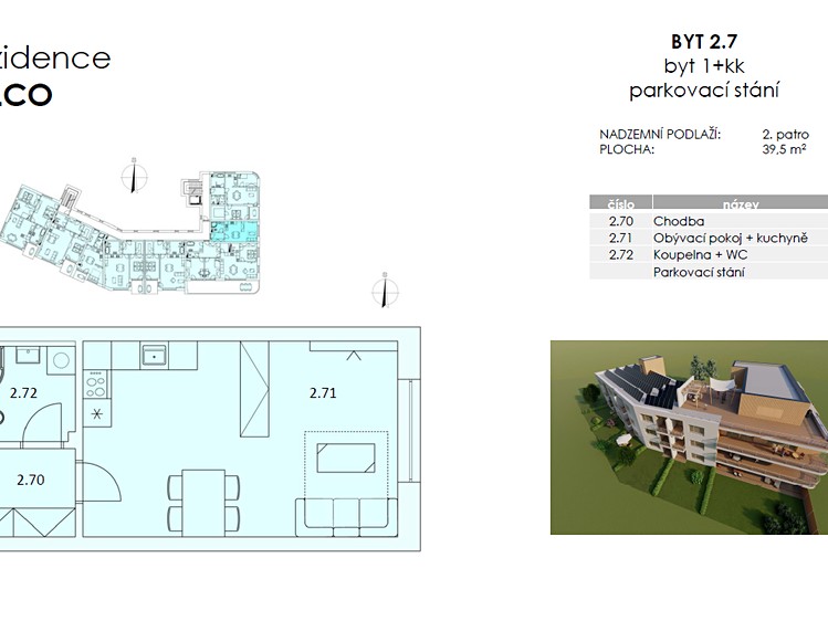 Квартира 1+kk на продаж, 40 м² (16 з 16)
