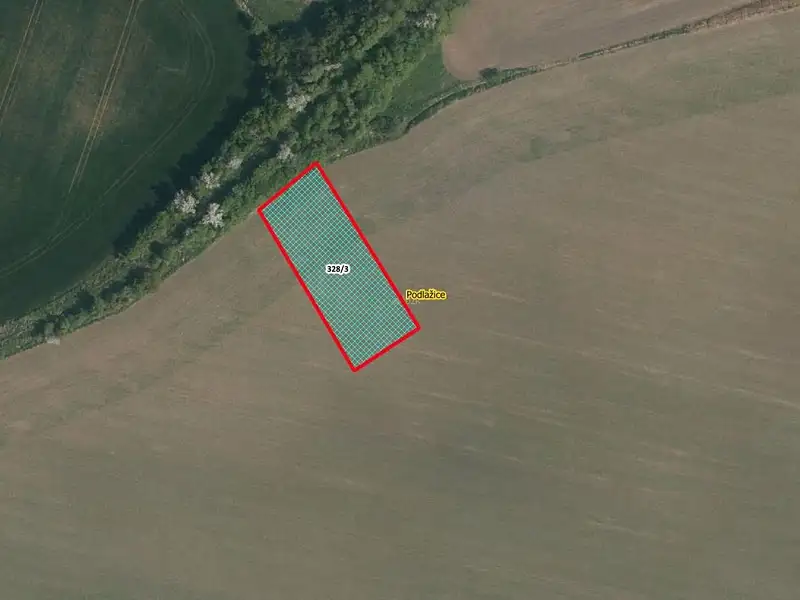 Prodej pole 2150 m², Chrast – náhled fotky 1