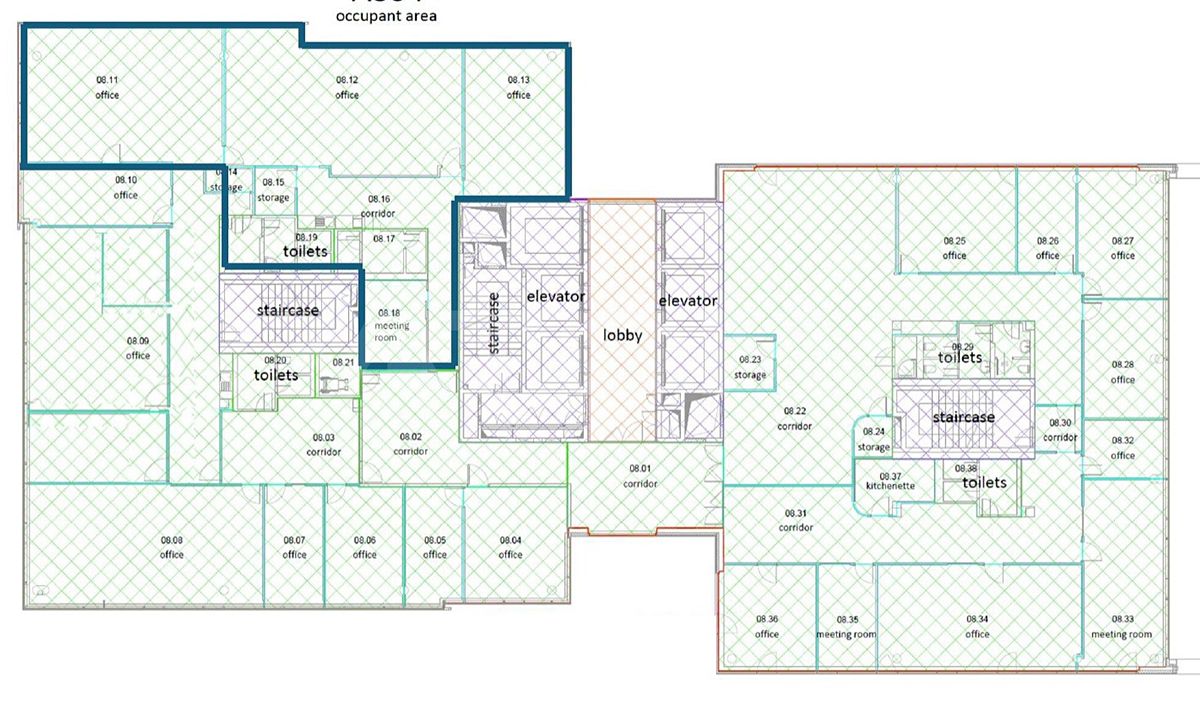 Pronájem kanceláře 307 m² – fotografie 3