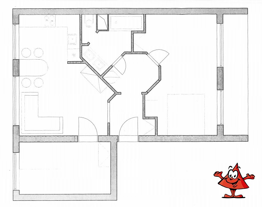 Pronájem bytu 3+kk 68 m² – fotografie 2