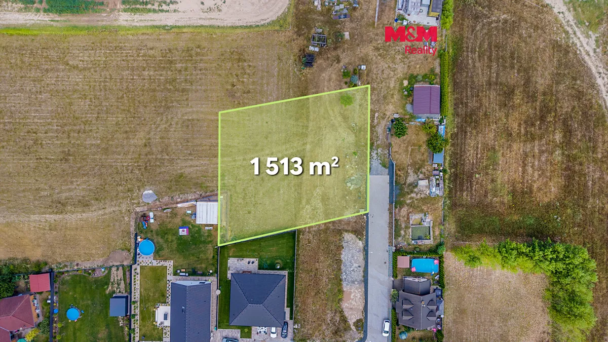 Prodej stavebního pozemku 1513 m²