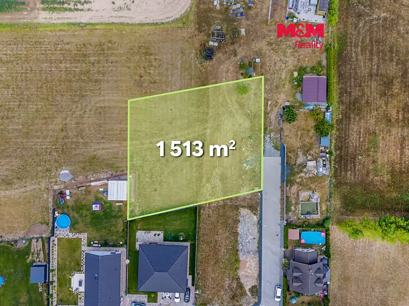 Prodej stavebního pozemku 1513 m², Kovanice – náhled fotky 1
