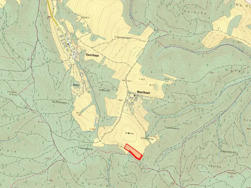Prodej pole 13999 m², Městečko Trnávka – náhled fotky 2