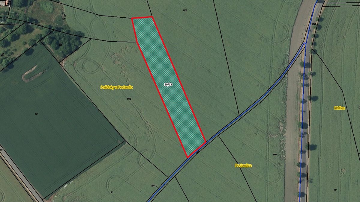 Prodej pole 4768 m², Podsedice – fotka 1 z 3