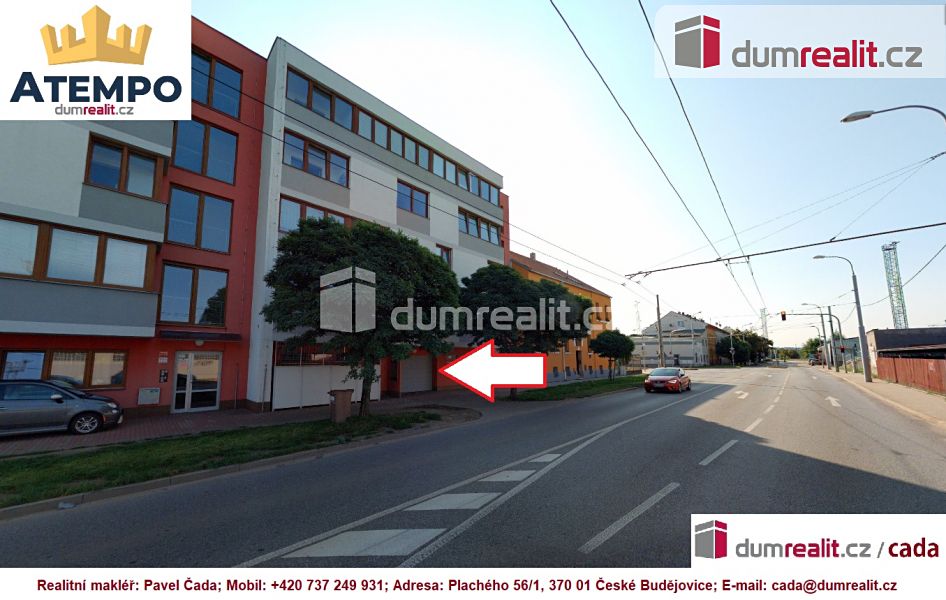 Pronájem garážového stání 18 m²