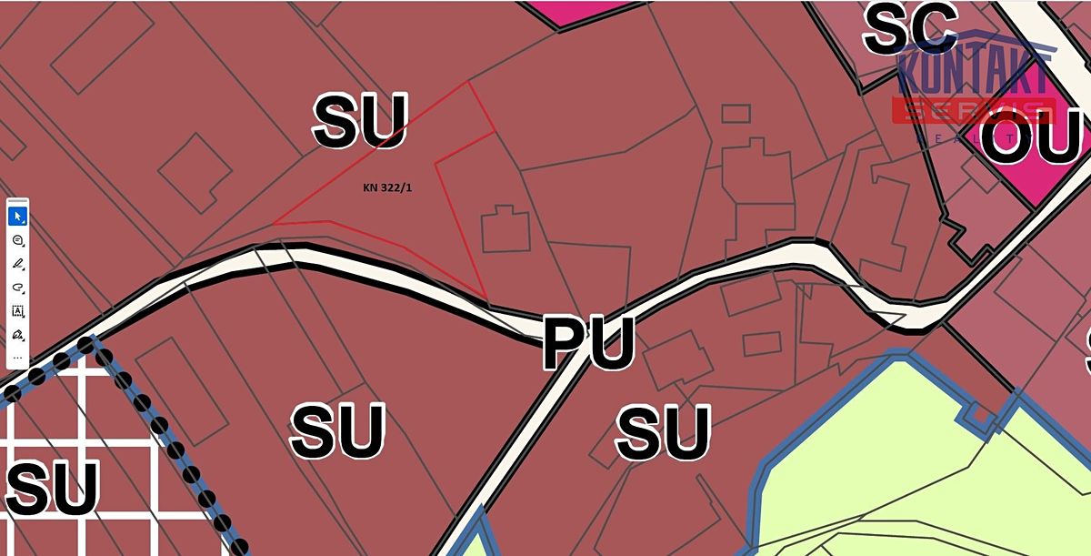 Prodej stavebního pozemku 1188 m² – fotografie 3