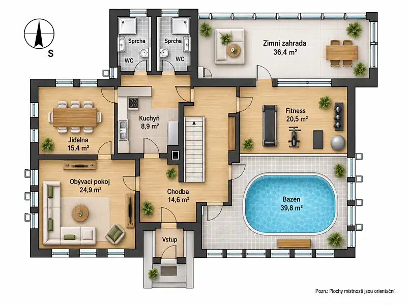 Prodej rodinného domu 368 m², pozemek 1900 m², Velké Hamry – náhled fotky 2