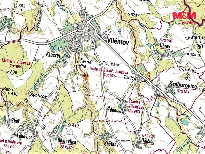 Prodej louky 4169 m², Vilémov – náhled fotky 3