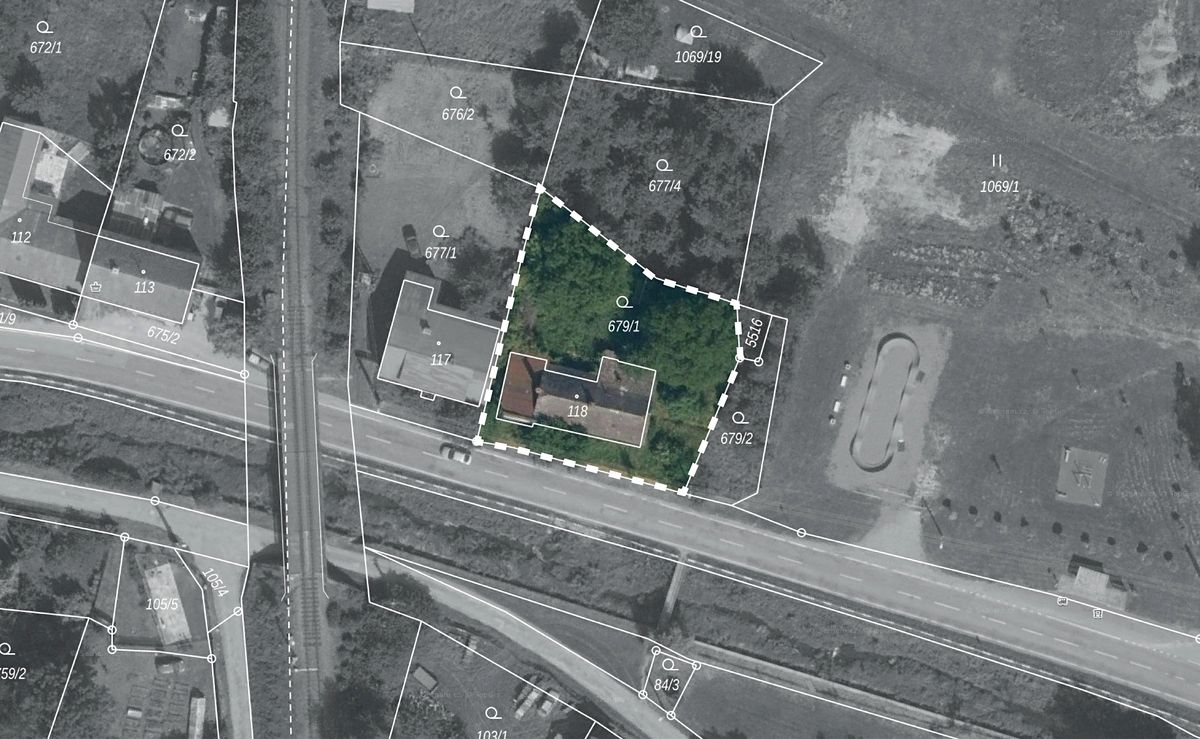 Prodej stavebního pozemku 1042 m² – fotografie 3