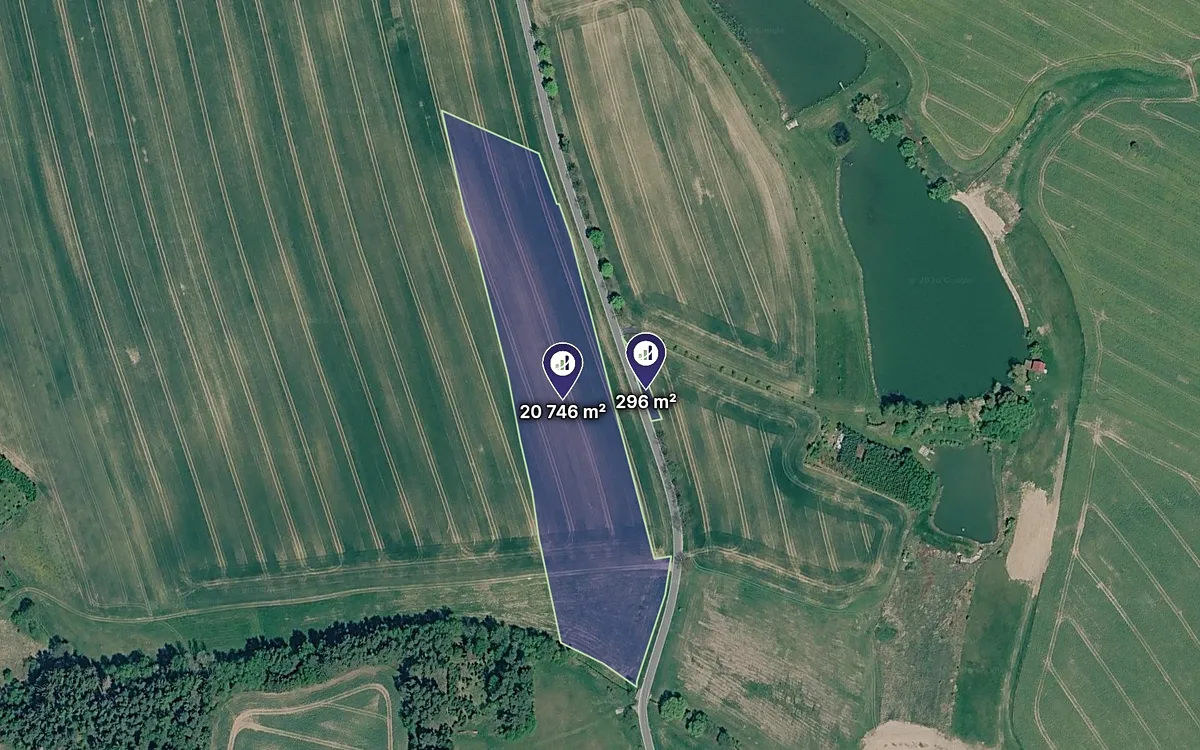 Prodej pole 21042 m²