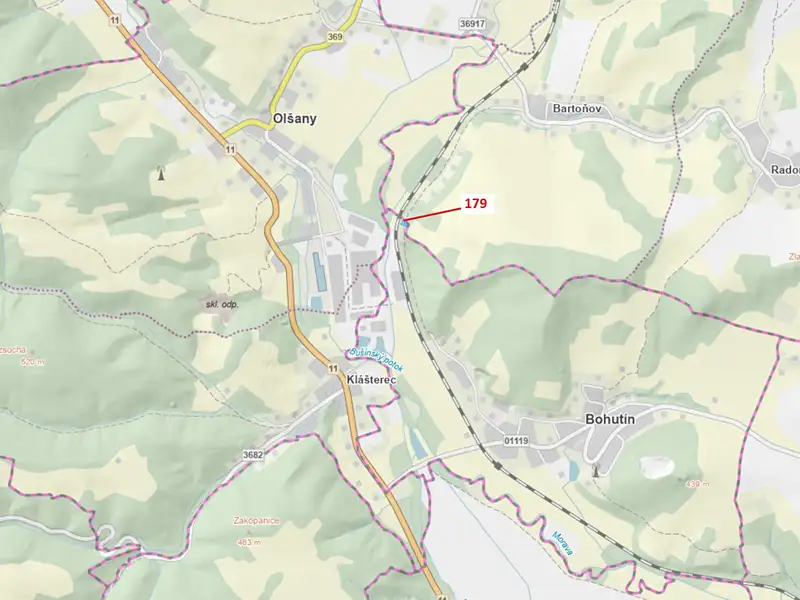 Dražba lesa 939 m², Bohutín – náhled fotky 1