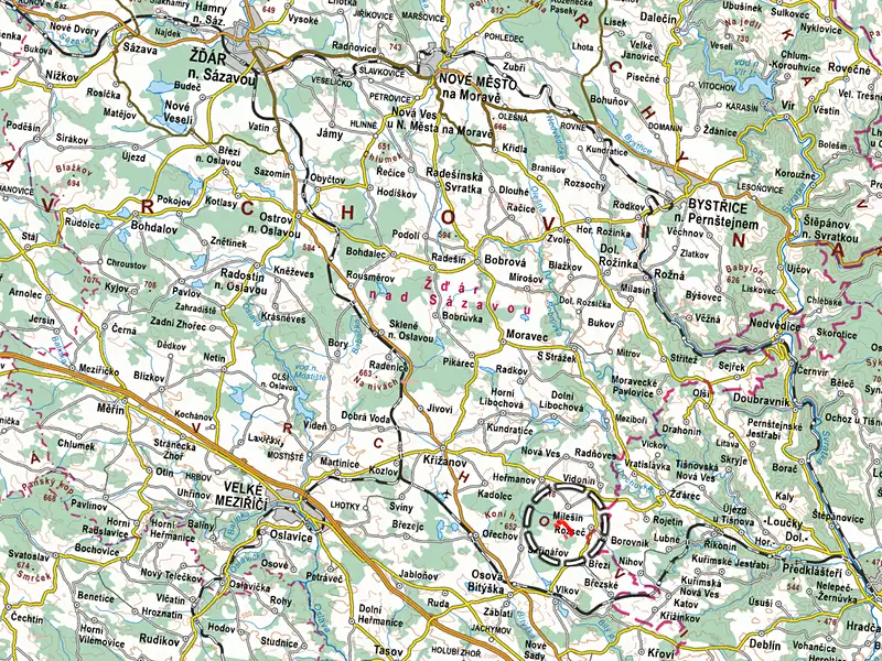 Prodej pole 19885 m², Milešín – náhled fotky 3
