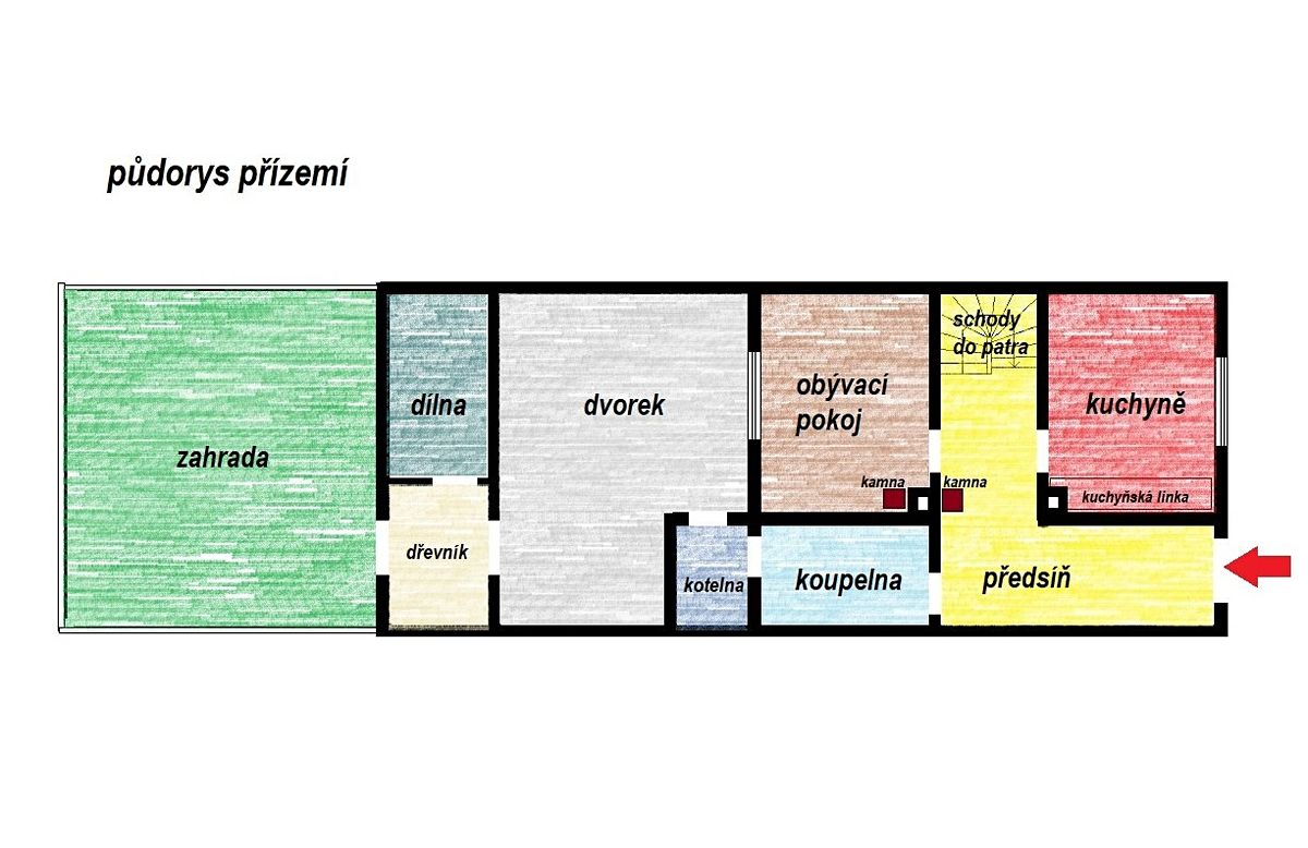 Prodej rodinného domu 150 m², pozemek 182 m² – fotografie 2