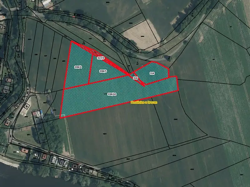 Prodej pole 12535 m², Brozany nad Ohří – náhled fotky 1