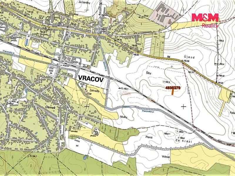Prodej pole 2839 m², Vracov – náhled fotky 3