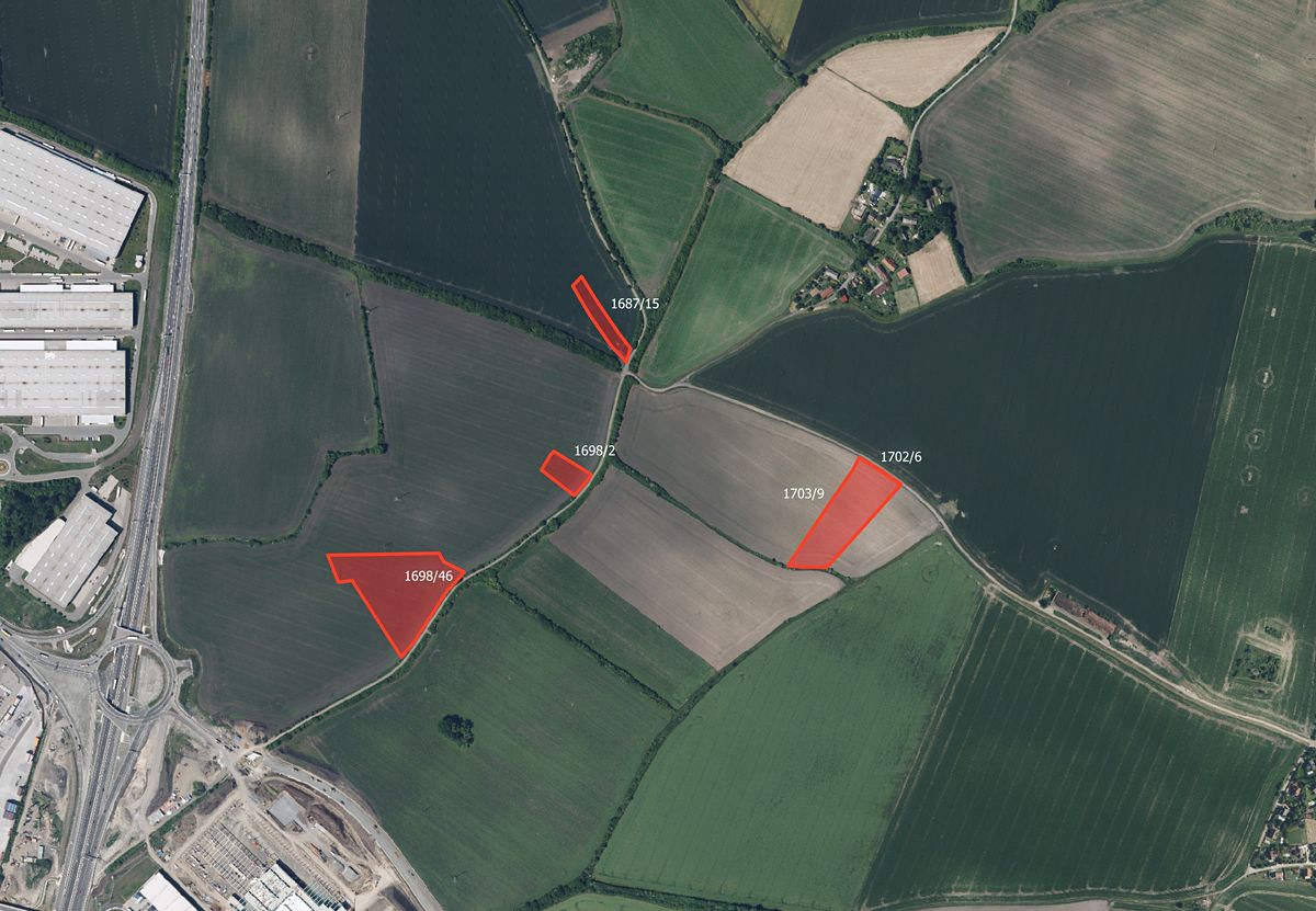 Prodej pole 17353 m², Kosmonosy – fotka 1 z 3