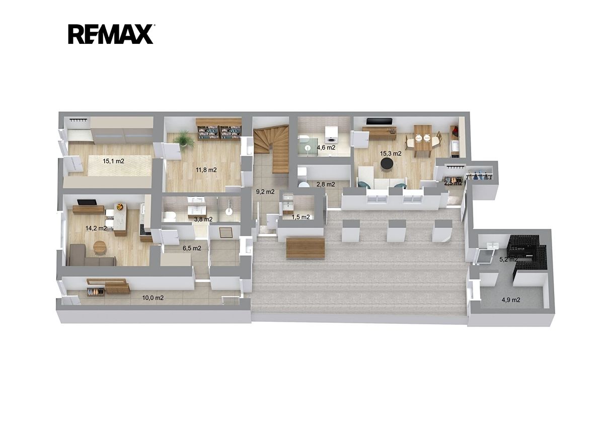 Prodej rodinného domu 208 m², pozemek 592 m² – fotografie 3