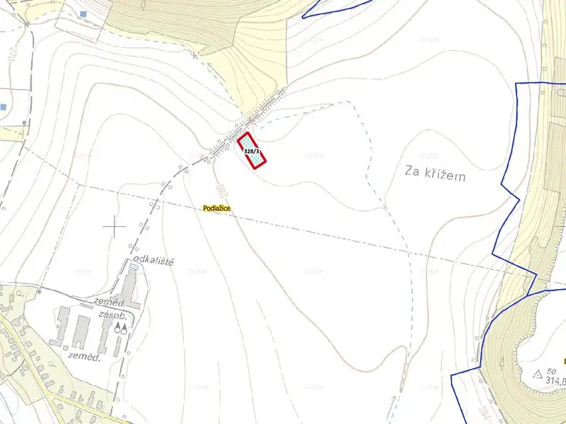 Prodej pole 2150 m², Chrast – náhled fotky 3