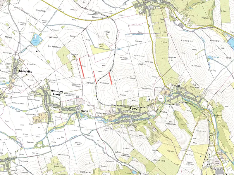 Prodej pole 24419 m², Lipov – náhled fotky 2