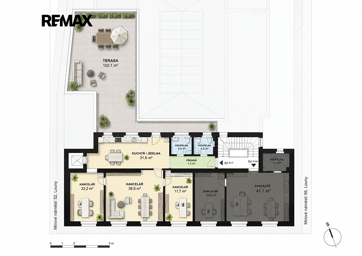 Pronájem kanceláře 127 m² – fotografie 3
