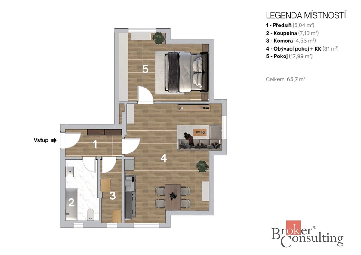 Prodej bytu 2+kk 65 m² – fotografie 5