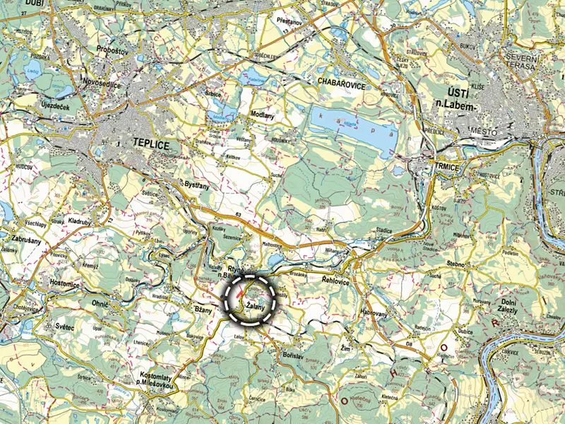 Prodej pole 3053 m², Žalany – náhled fotky 3