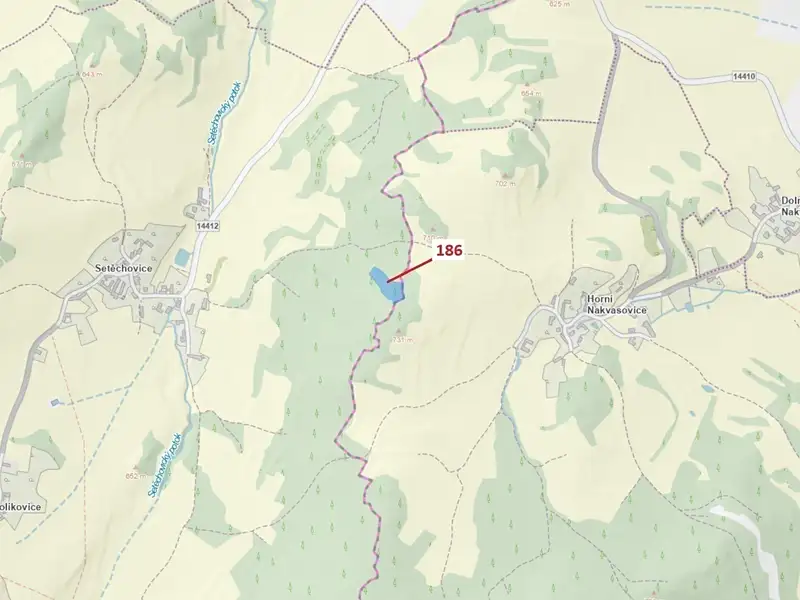 Dražba lesa 4542 m², Zálezly – náhled fotky 1