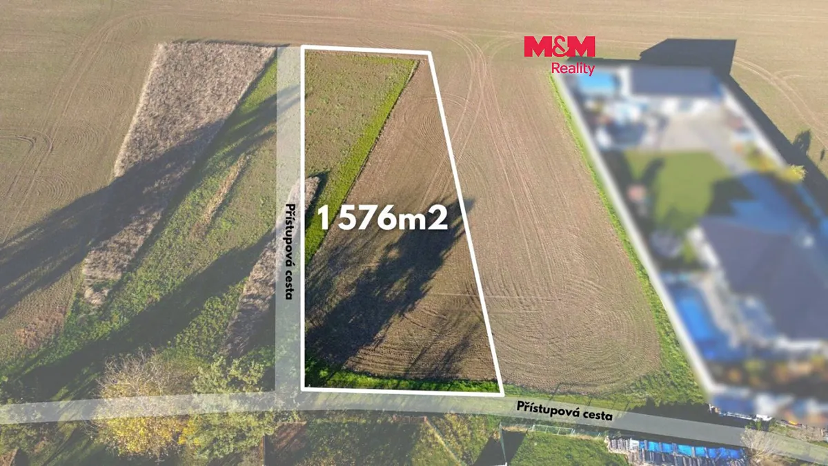 Prodej stavebního pozemku 1576 m²