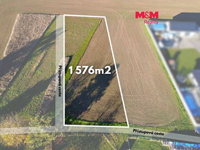 Prodej stavebního pozemku 1576 m²