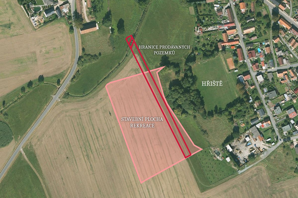 Prodej komerčního pozemku 2680 m²